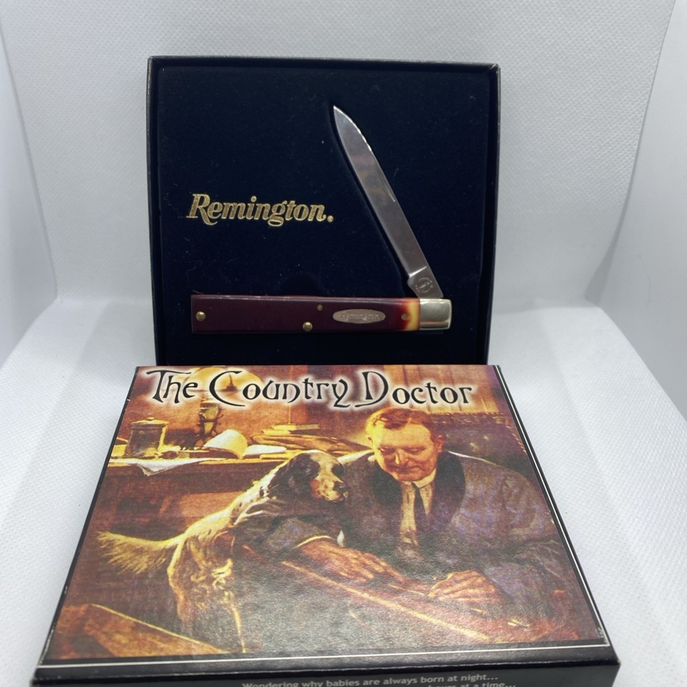 Remington Country Doctor Pocket Knife New In Box Stainless Steel Blade